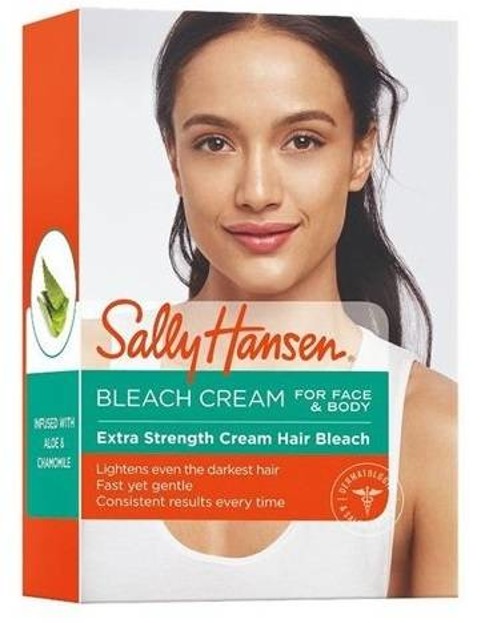 Sally Hansen Extra Strength Creme Hair Bleach Extra mocny rozjaśniacz do włosków na twarzy i ciele z ALOESEM
