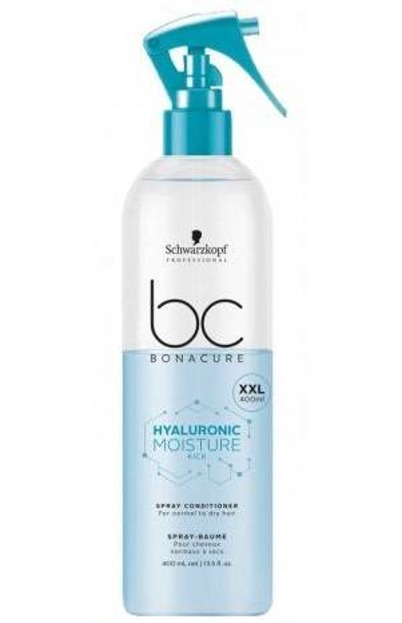 Schwarzkopf BC Hyaluronic Moisture Kick Spray Conditioner - Odżywka nawilżająca do włosów, 400ml