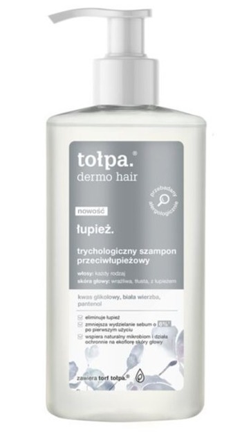 Tołpa Dermo Hair Łupież Trychologiczny szampon przeciwłupieżowy 250ml