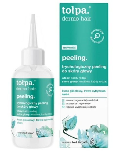 Tołpa Dermo Hair Peeling Trychologiczny peeling do skóry głowy 100ml
