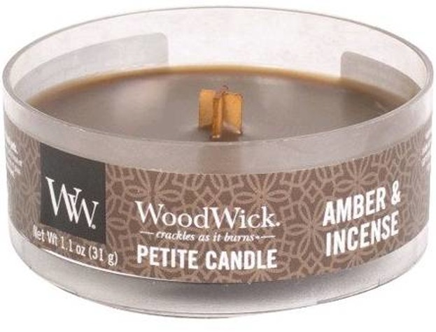 WoodWick świeca petite Amber&Incence  31g