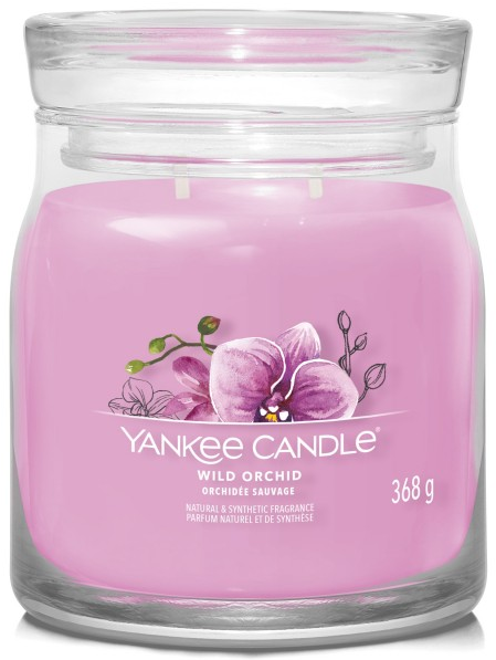 Yankee Candle Świeca zapachowa Świeca średnia Wild Orchid 368g
